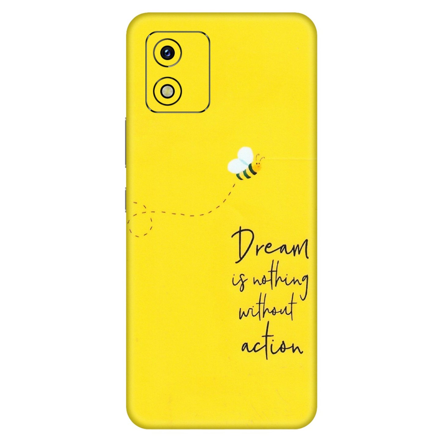 VIVO Y Series Phone Skins (All Models) - Dream Is Nothing Without Action - Matte Finish (M-138) Vivo Y15S