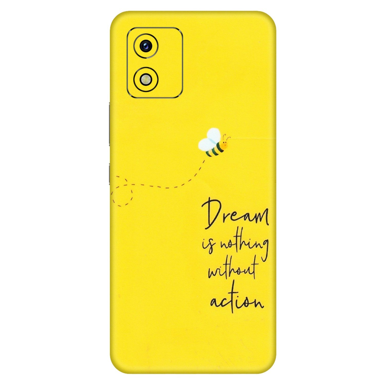 VIVO Y Series Phone Skins (All Models) - Dream Is Nothing Without Action - Matte Finish (M-138) Vivo Y15S