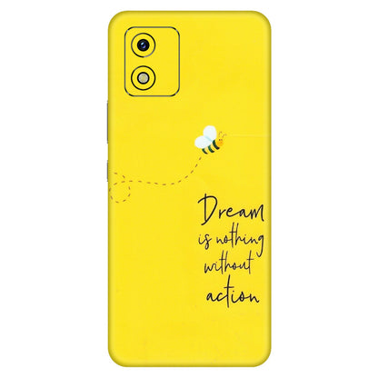 VIVO Y Series Phone Skins (All Models) - Dream Is Nothing Without Action - Matte Finish (M-138) Vivo Y15S