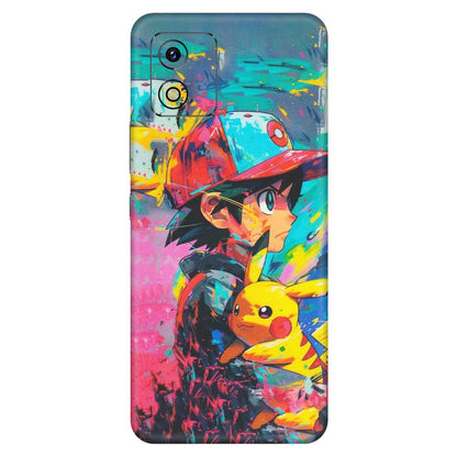 VIVO Y Series Phone Skins (All Models) - Ash & Pikachu - Matte Finish (M-26)