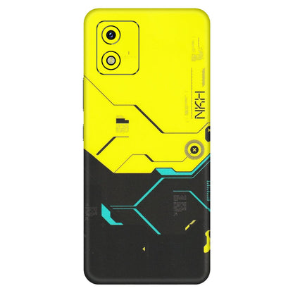 VIVO Y Series Phone Skins (All Models) - Black Yellow Technica - Matte Finish (M-53) Vivo Y15S