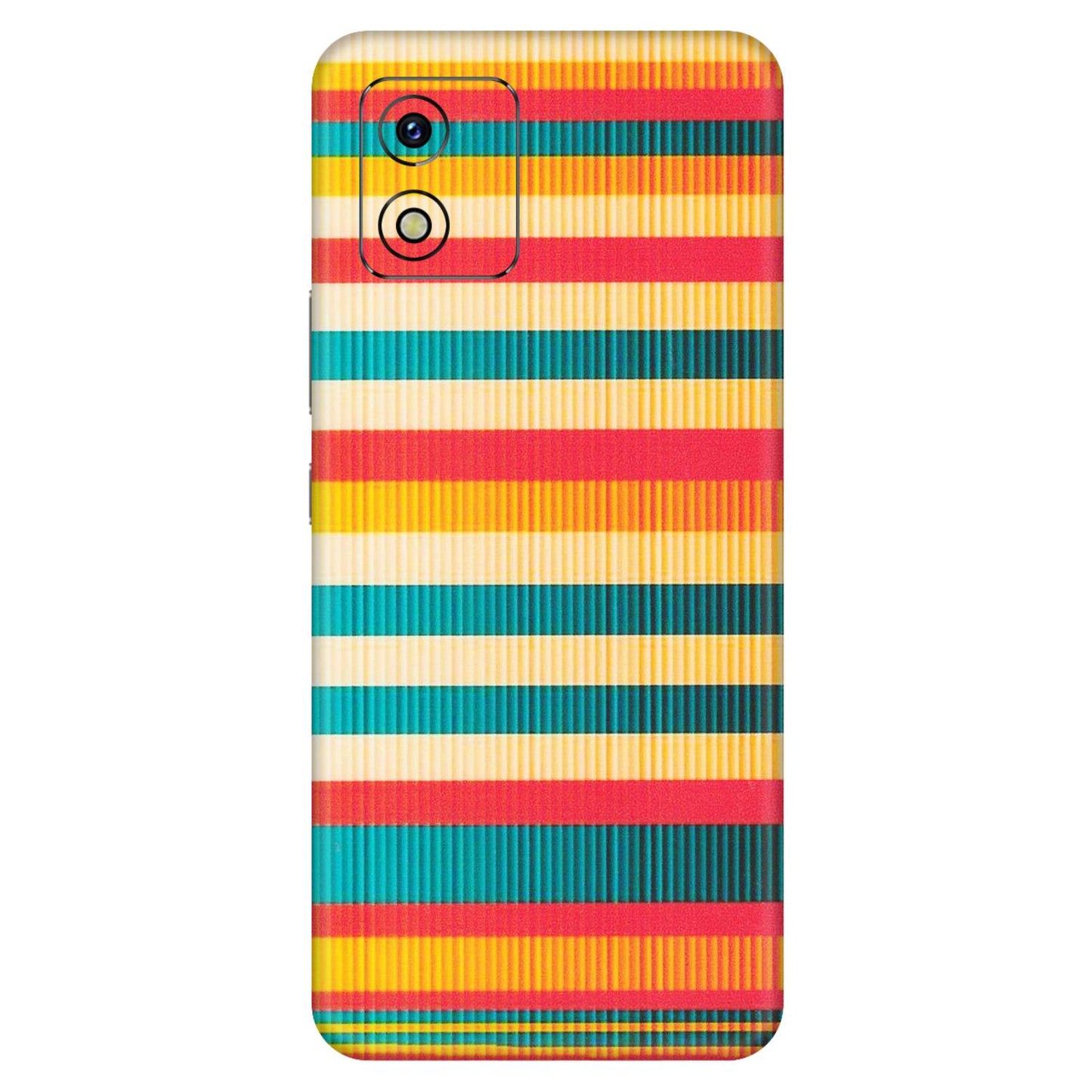 VIVO Y Series Phone Skins (All Models) - Colourful Stripes Soothing Effect - Matte Finish (M-86) Vivo Y15S