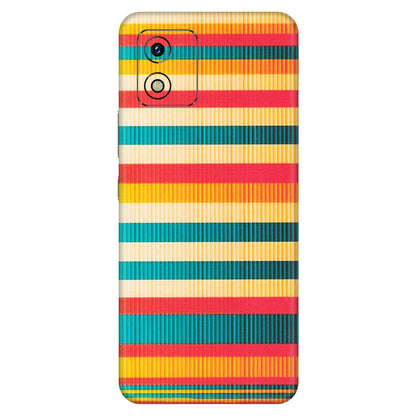 VIVO Y Series Phone Skins (All Models) - Colourful Stripes Soothing Effect - Matte Finish (M-86) Vivo Y15S