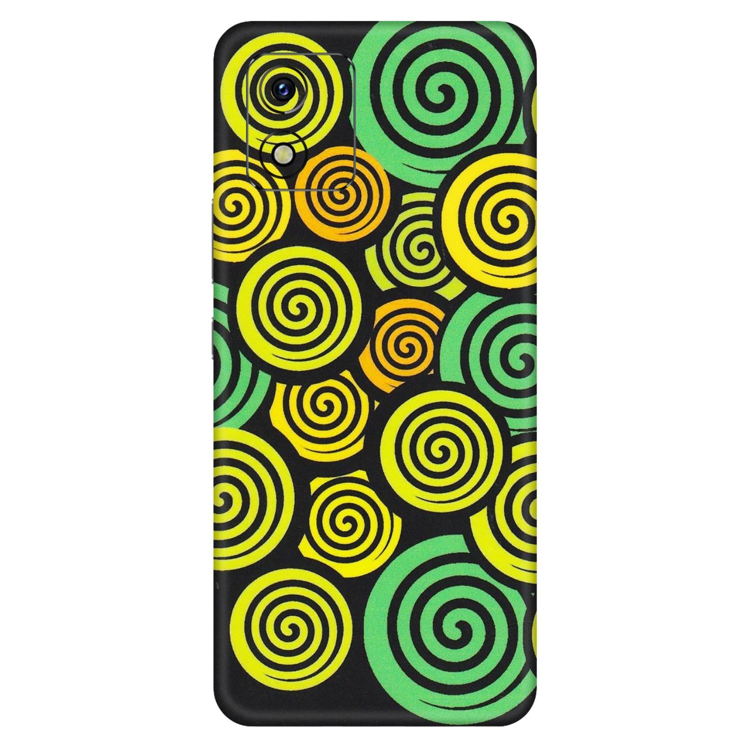VIVO Y Series Phone Skins (All Models) - Crazy Spiral - Matte Finish (M-91) Vivo Y15S