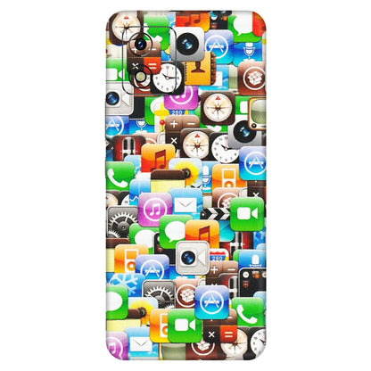 VIVO Y Series Phone Skins (All Models) - All Apple Icons - Matte Finish (M-93) Vivo Y15S