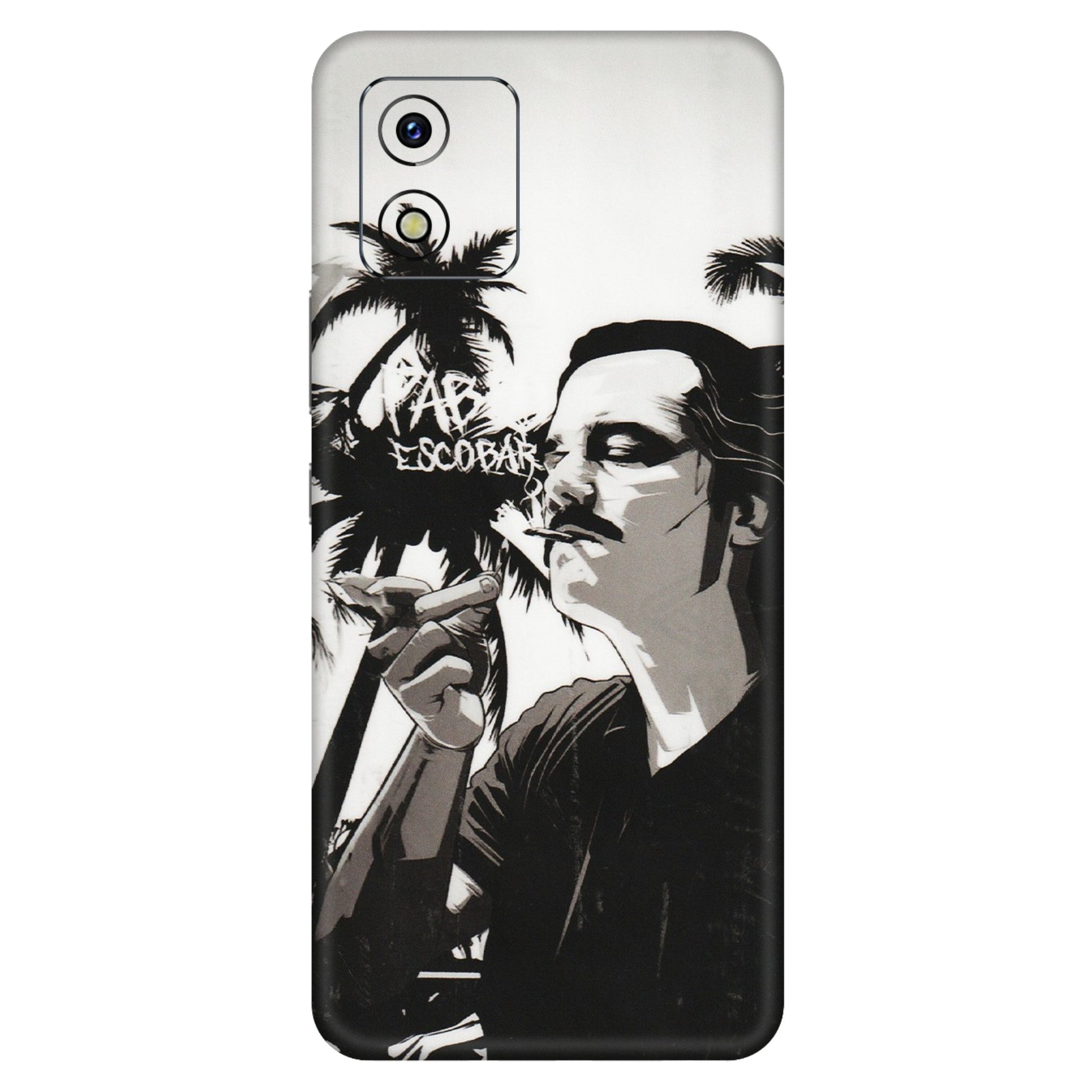 VIVO Y Series Phone Skins (All Models) - Pab Escobar - Transparent Finish (T-05) Vivo Y15S