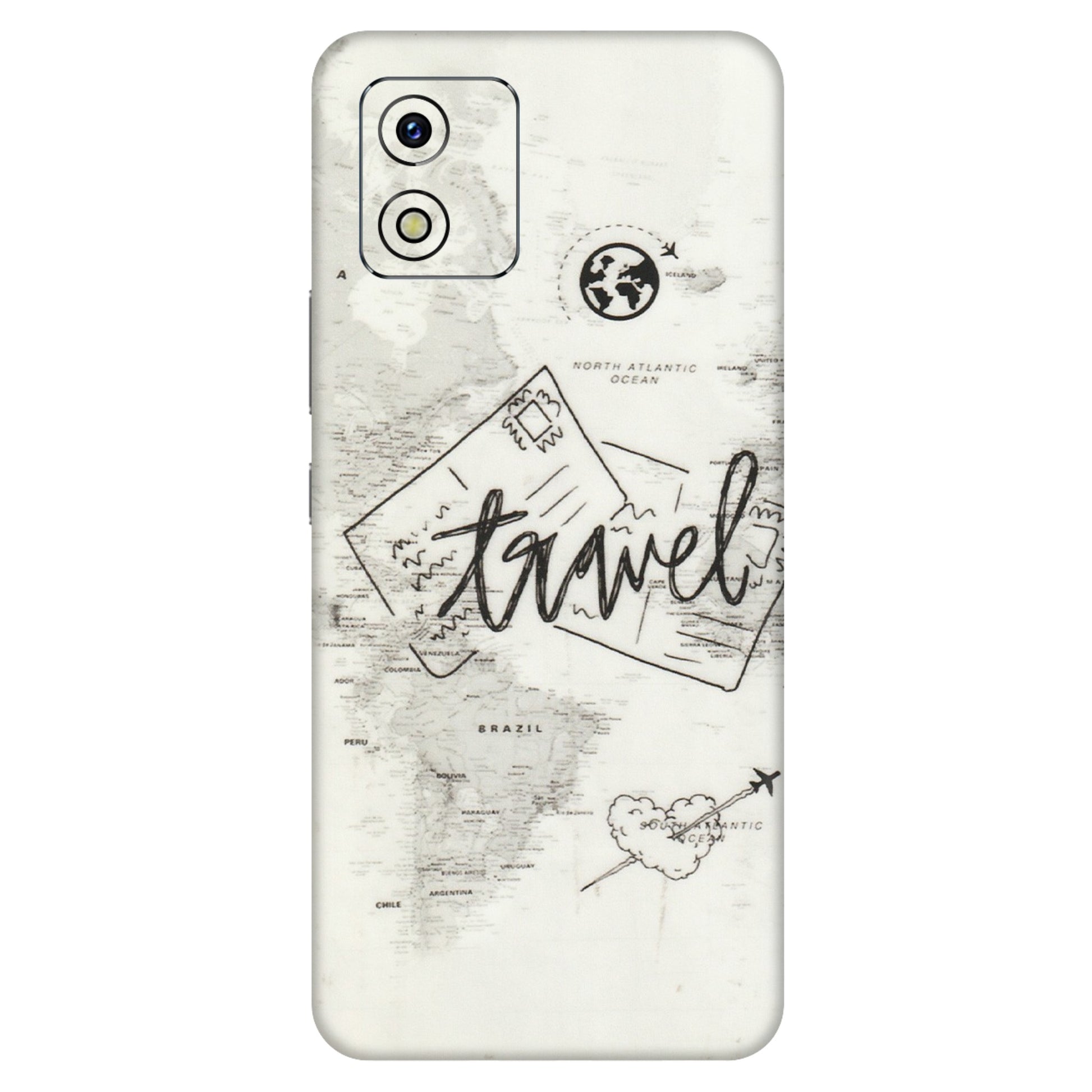 VIVO Y Series Phone Skins (All Models) - Travel Ticket - Transparent Finish (T-06) Vivo Y15S