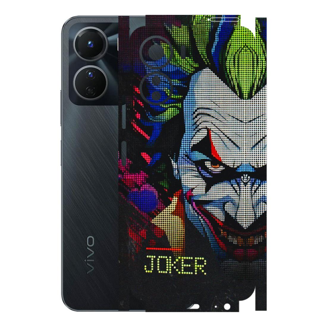 VIVO Y Series Phone Skins (All Models) - Joker Dot Matrix - 3D Embossed Finish (L-08) Vivo Y16