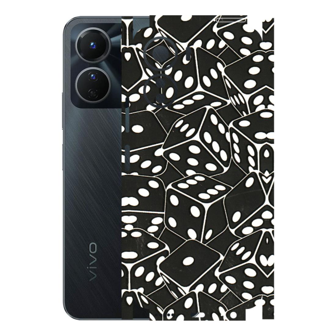 VIVO Y Series Phone Skins (All Models) - Big Black Dices - 3D Embossed Finish (L-106) Vivo Y16