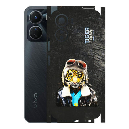 VIVO Y Series Phone Skins (All Models) - Rider Tiger - 3D Embossed Finish (L-113) Vivo Y16