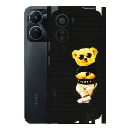 VIVO Y Series Phone Skins (All Models) - Classy Teddy Bear - 3D Embossed Finish (L-116) Vivo Y16