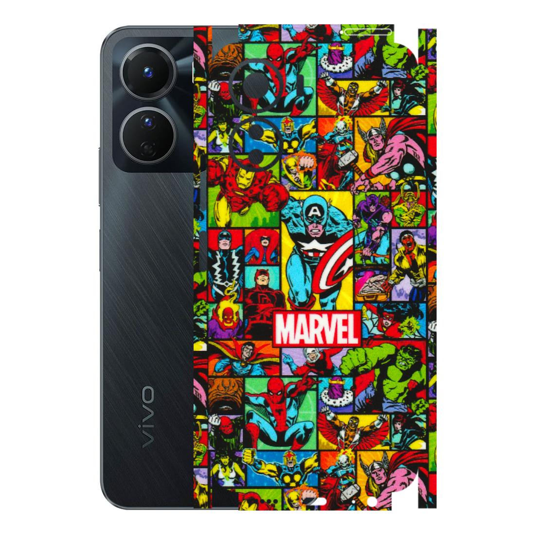 VIVO Y Series Phone Skins (All Models) - MARVELOUS Comic Characters - 3D Embossed Finish (L-129) Vivo Y16