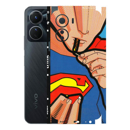 VIVO Y Series Phone Skins (All Models) - Superman Sutta - 3D Embossed Finish (L-130) Vivo Y16