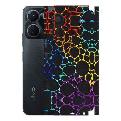 VIVO Y Series Phone Skins (All Models) - Abstract Art MultiColour - 3D Embossed Finish (L-133) Vivo Y16