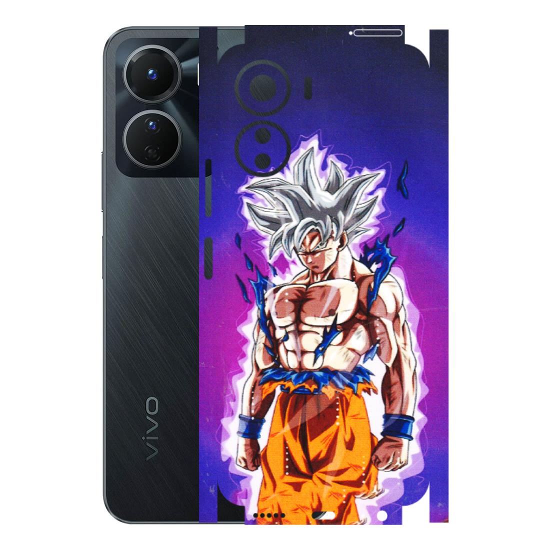 VIVO Y Series Phone Skins (All Models) - Goku Purple Anime - 3D Embossed Finish (L-147) Vivo Y16