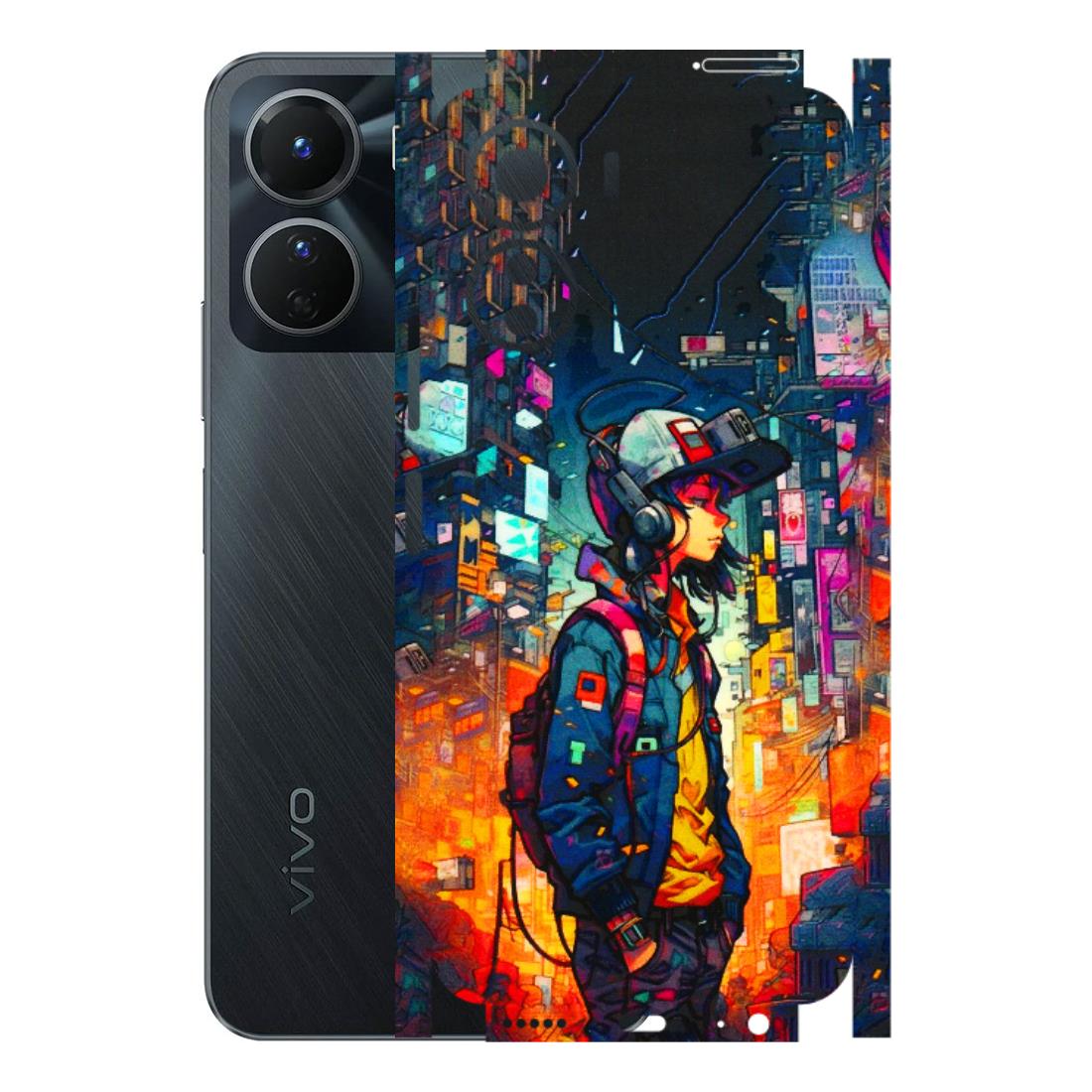 VIVO Y Series Phone Skins (All Models) - Street Anime Guy - 3D Embossed Finish (L-158) Vivo Y16