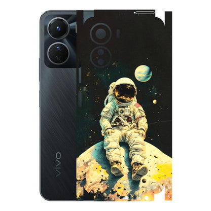 VIVO Y Series Phone Skins (All Models) - Astronaut in Space - 3D Embossed Finish (L-16) Vivo Y16