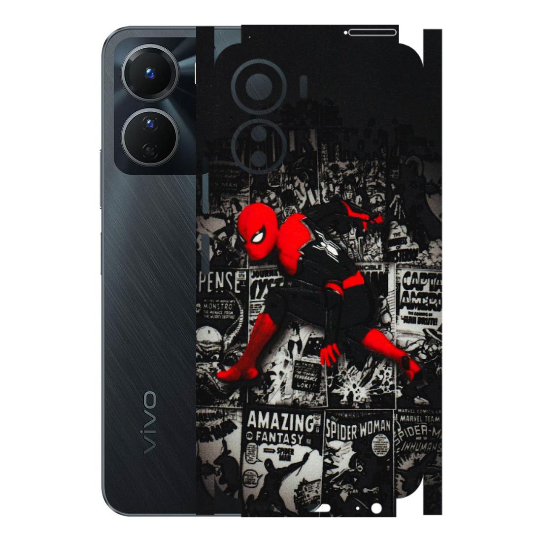 VIVO Y Series Phone Skins (All Models) - SpiderMan New - 3D Embossed Finish (L-162) Vivo Y16