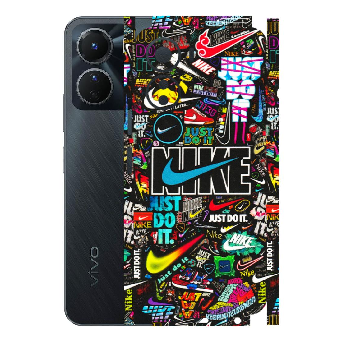 VIVO Y Series Phone Skins (All Models) - Just Do It Doodles - 3D Embossed Finish (L-166) Vivo Y16