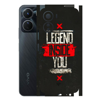 VIVO Y Series Phone Skins (All Models) - Legend Inside You - 3D Embossed Finish (L-186) Vivo Y16