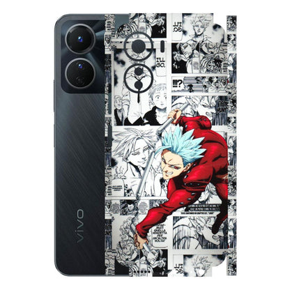 VIVO Y Series Phone Skins (All Models) - Anime Comic - 3D Embossed Finish (L-192) Vivo Y16