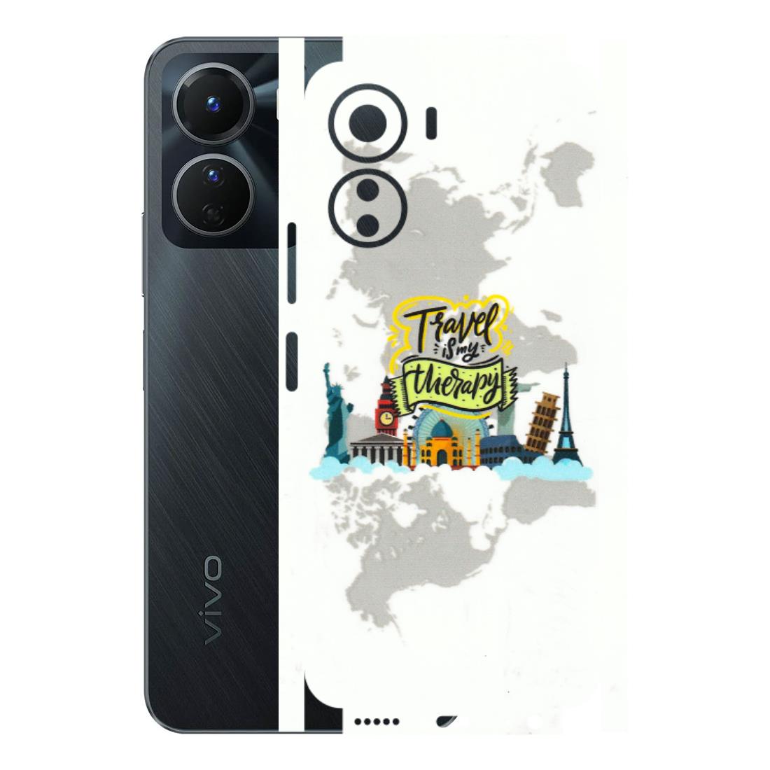 VIVO Y Series Phone Skins (All Models) - Travel Therapy - 3D Embossed Finish (L-199) Vivo Y16