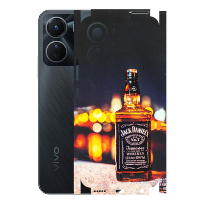 VIVO Y Series Phone Skins (All Models) - JD Whiskey Bottle - 3D Embossed Finish (L-20) Vivo Y16