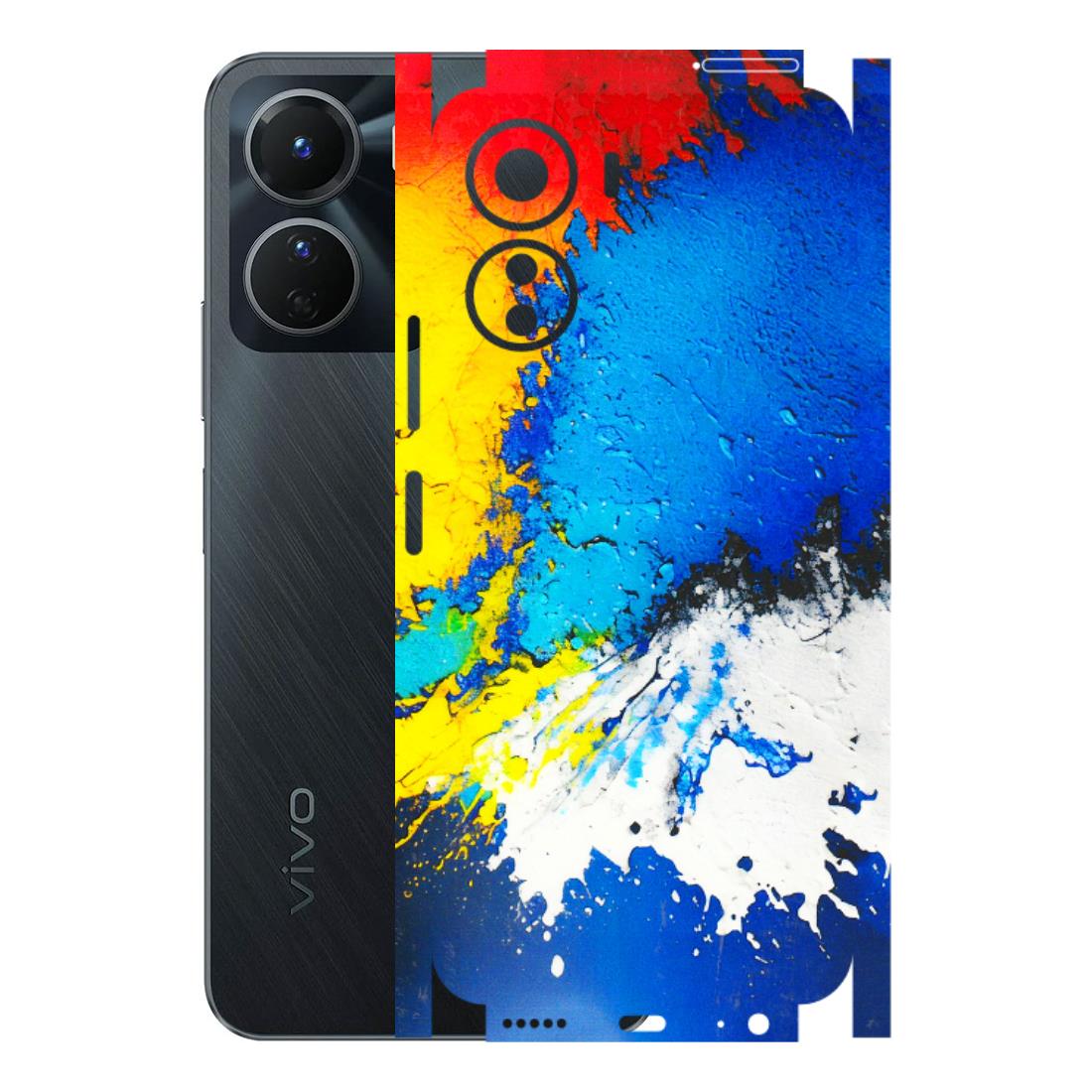VIVO Y Series Phone Skins (All Models) - Acrylic Paint Spill - 3D Embossed Finish (L-229) Vivo Y16