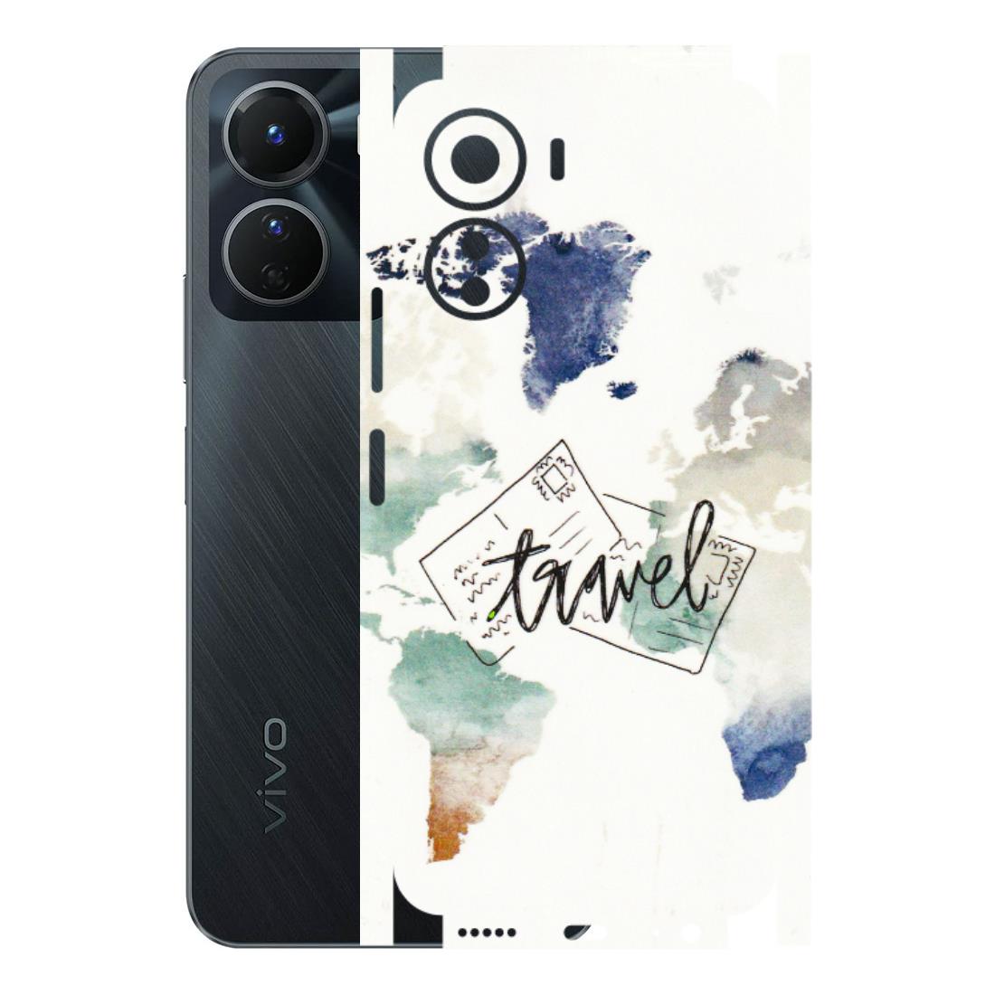 VIVO Y Series Phone Skins (All Models) - Travel The World - 3D Embossed Finish (L-232) Vivo Y16
