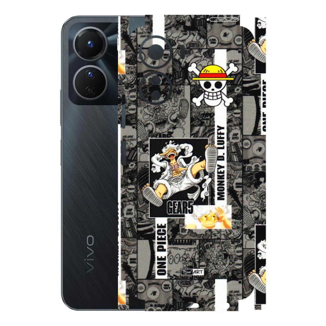 VIVO Y Series Phone Skins (All Models) - Cuffy Anime MonkeyCamic - 3D Embossed Finish (L-242) Vivo Y16
