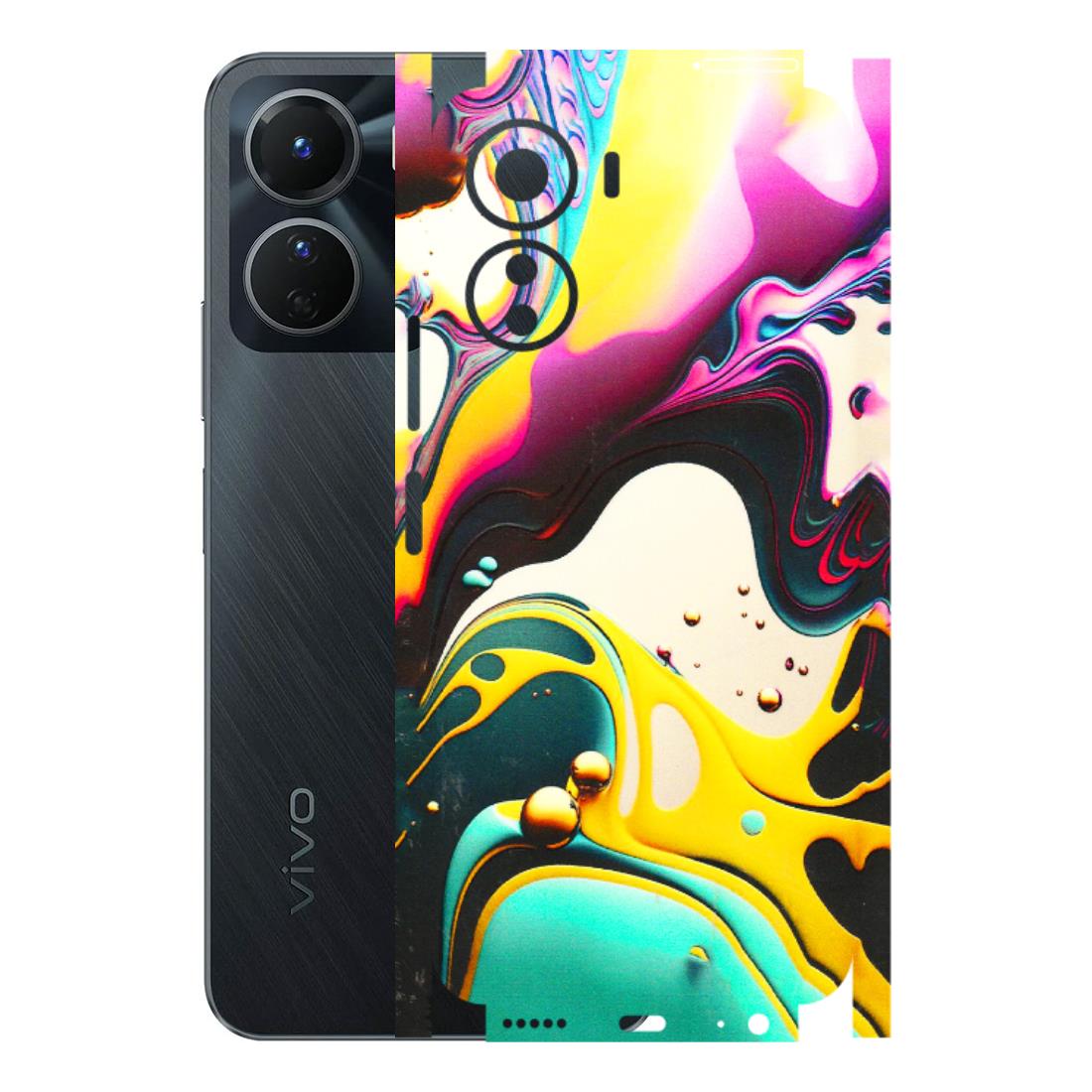 VIVO Y Series Phone Skins (All Models) - Multicolor Abstract pattern - 3D Embossed Finish (L-254) Vivo Y16