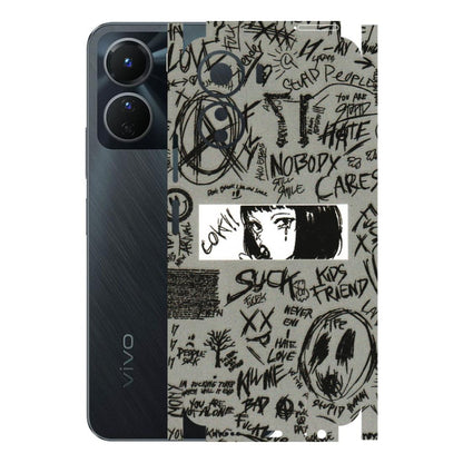 VIVO Y Series Phone Skins (All Models) - Never Have Love Anime - 3D Embossed Finish (L-260) Vivo Y16