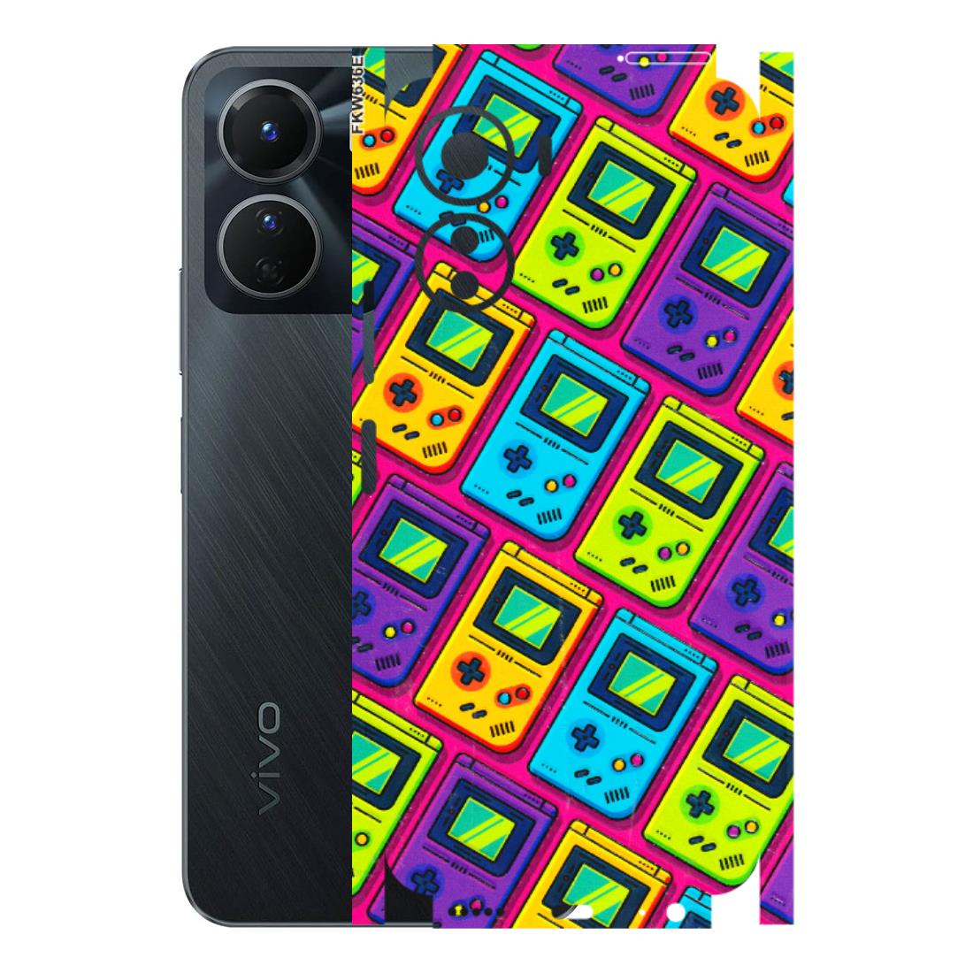 VIVO Y Series Phone Skins (All Models) - Gameboy Colourful - 3D Embossed Finish (L-266) Vivo Y16