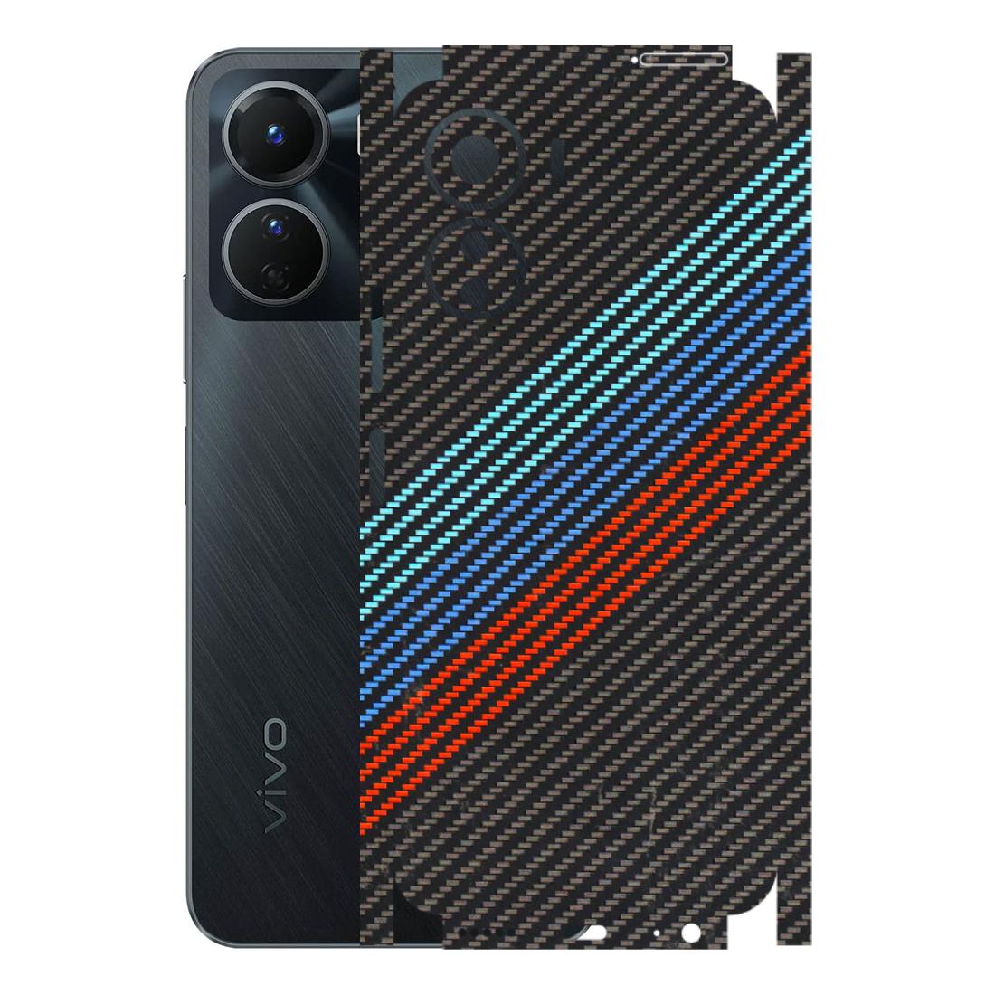 VIVO Y Series Phone Skins (All Models) - Carbon BM - 3D Embossed Finish (L-302) Vivo Y16