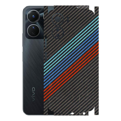 VIVO Y Series Phone Skins (All Models) - Carbon BM - 3D Embossed Finish (L-302) Vivo Y16