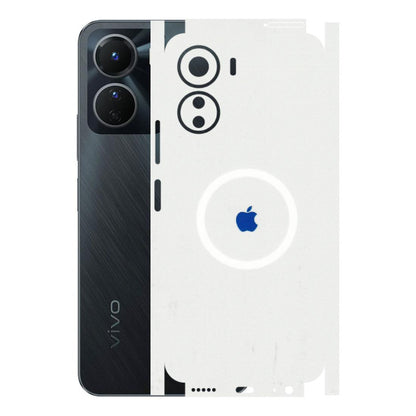 VIVO Y Series Phone Skins (All Models) - iPhone Magsafe Logo - 3D Embossed Finish (L-320) Vivo Y16