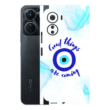 VIVO Y Series Phone Skins (All Models) - Evil Eye Good Things Are Coming - 3D Embossed Finish (L-322) Vivo Y16