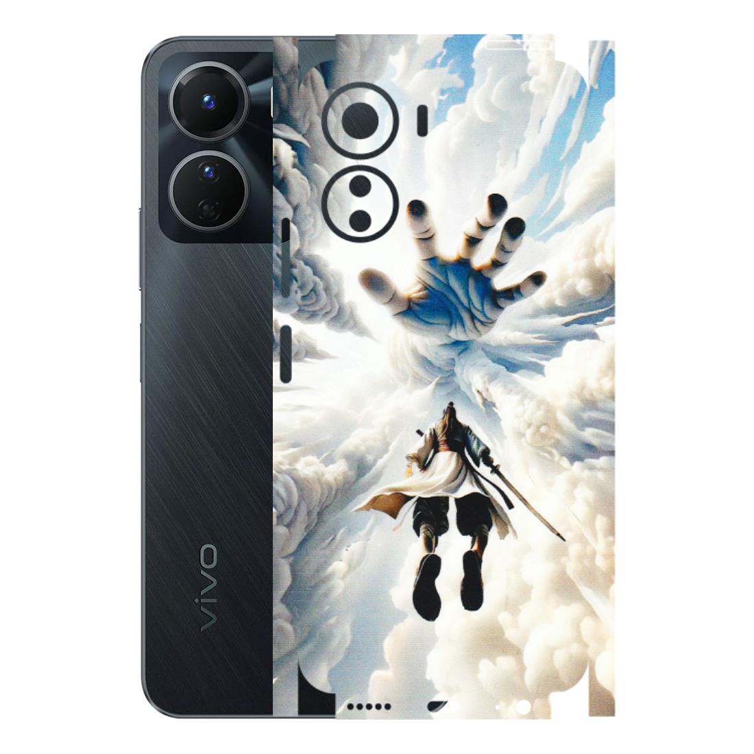 VIVO Y Series Phone Skins (All Models) - Big Hand With Monkey King - 3D Embossed Finish (L-323) Vivo Y16