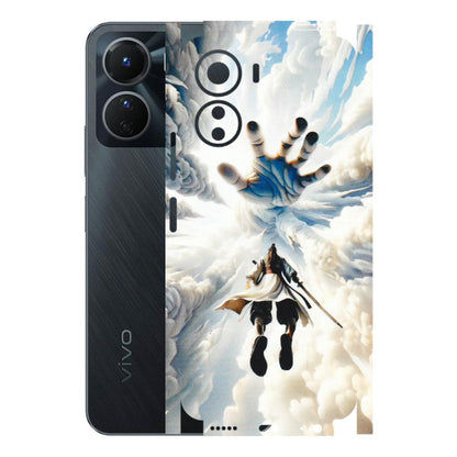 VIVO Y Series Phone Skins (All Models) - Big Hand With Monkey King - 3D Embossed Finish (L-323) Vivo Y16