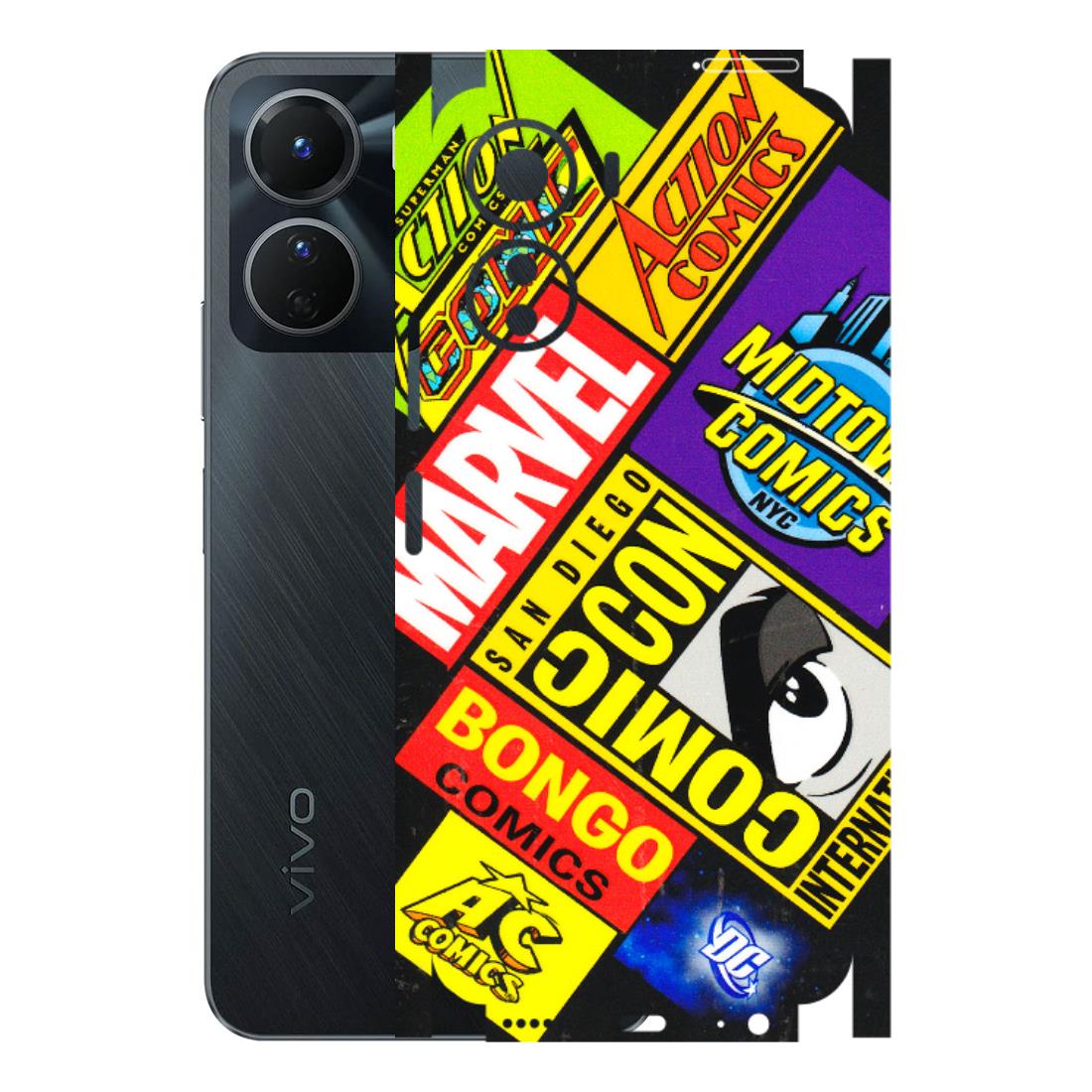 VIVO Y Series Phone Skins (All Models) - Bongo Comic Con - 3D Embossed Finish (L-325) Vivo Y16