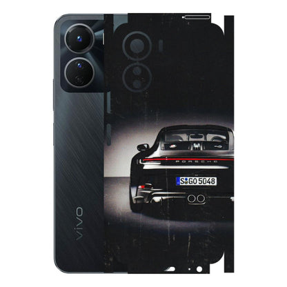 VIVO Y Series Phone Skins (All Models) - New Black Porsche GT3 - 3D Embossed Finish (L-327) Vivo Y16