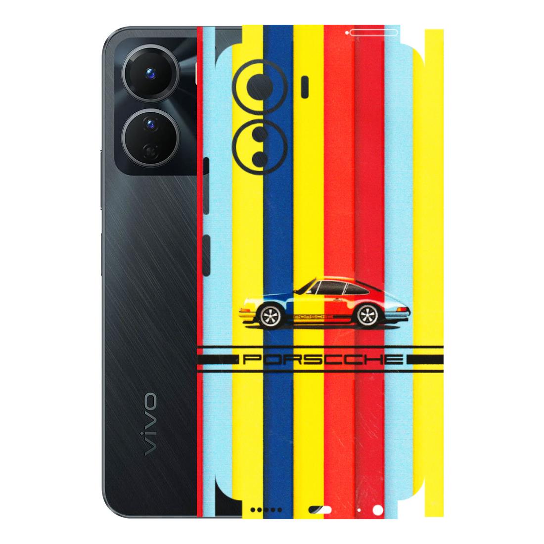 VIVO Y Series Phone Skins (All Models) - Multicolour Porche - 3D Embossed Finish (L-39) Vivo Y16