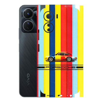 VIVO Y Series Phone Skins (All Models) - Multicolour Porche - 3D Embossed Finish (L-39) Vivo Y16