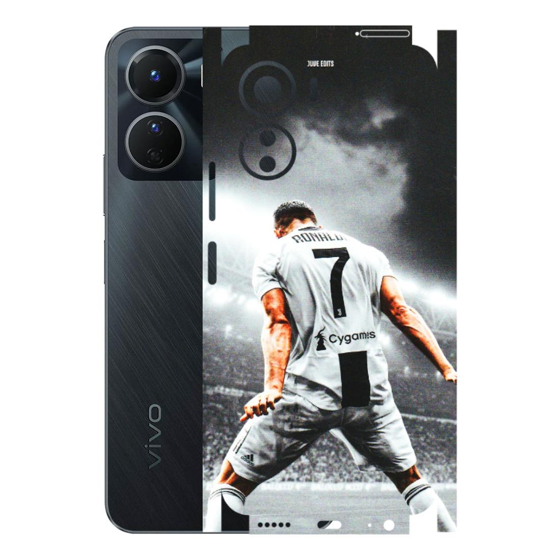 VIVO Y Series Phone Skins (All Models) - Ronaldo CR7 Crazy - 3D Embossed Finish (L-44) Vivo Y16