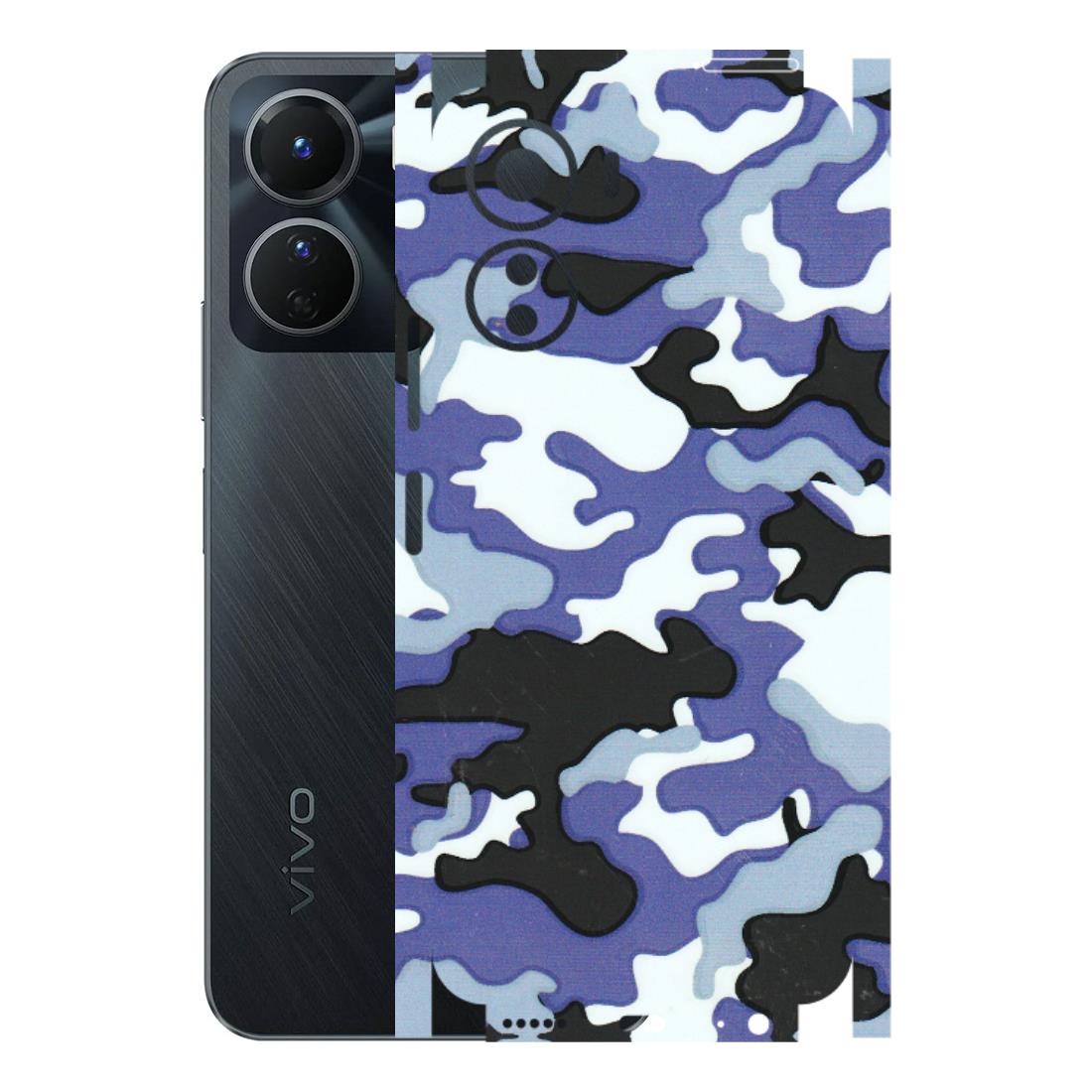 VIVO Y Series Phone Skins (All Models) - Powerfull Military Camoflauge - 3D Embossed Finish (L-49) Vivo Y16