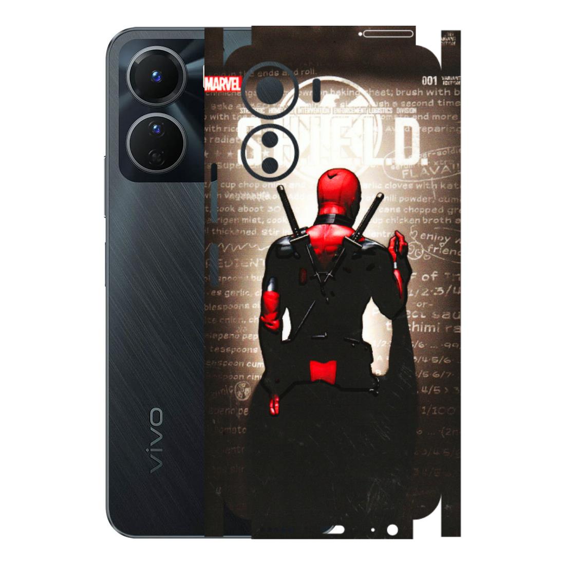 VIVO Y Series Phone Skins (All Models) - Deadpool - 3D Embossed Finish (L-56) Vivo Y16