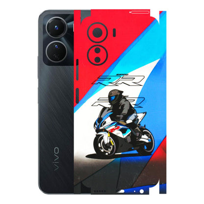 VIVO Y Series Phone Skins (All Models) - Bikers Love - 3D Embossed Finish (L-58) Vivo Y16