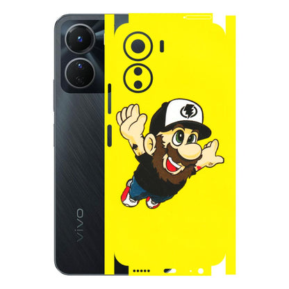 VIVO Y Series Phone Skins (All Models) - Flying Beardo - 3D Embossed Finish (L-60) Vivo Y16