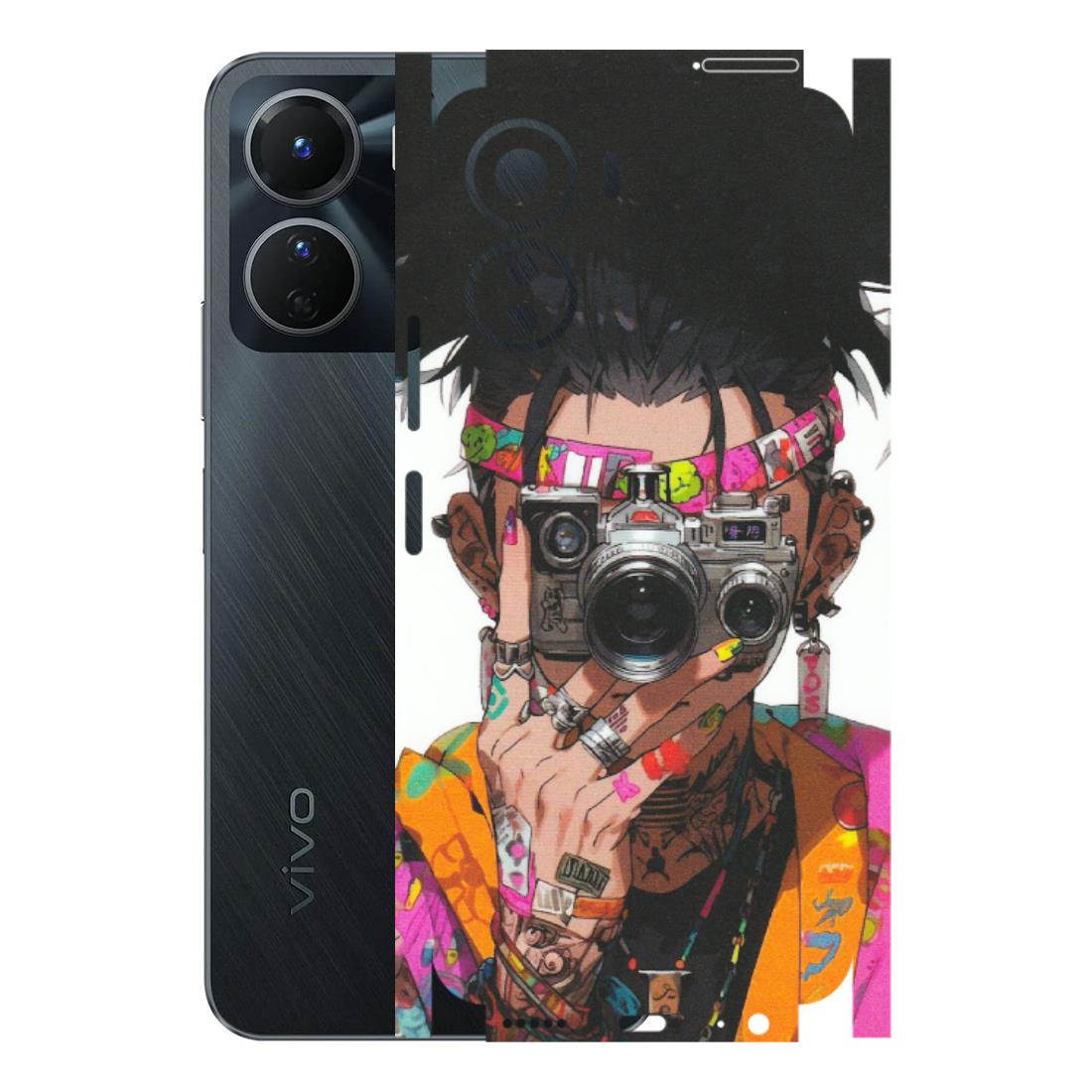 VIVO Y Series Phone Skins (All Models) - Camera Lover Girl - Matte Finish (M-09) Vivo Y16