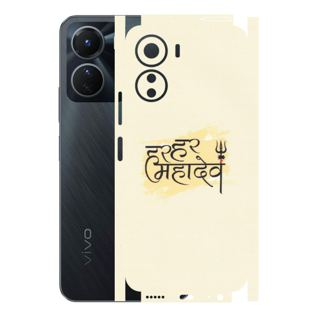 VIVO Y Series Phone Skins (All Models) - Har Har Mahadev - Matte Finish (M-10) Vivo Y16
